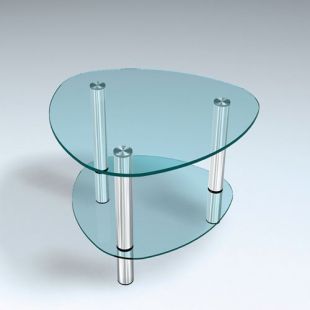 Журнальный стол ЖС-014 ― Мебель из стекла от производителя!!!
