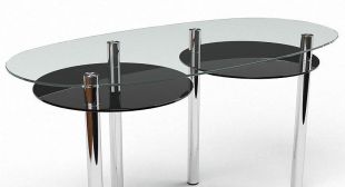 Журнальный стол ЖС-049 ― Мебель из стекла от производителя!!!