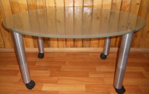 Журнальный стол ЖС-125  ― Мебель из стекла от производителя!!!