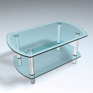 Журнальный стол ЖС-139 ― Мебель из стекла от производителя!!!