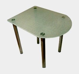 Стол обеденный на заказ "ORDER" ― Мебель из стекла от производителя!!!