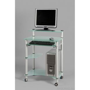 Компьютерный стол "СКС-006" ― Мебель из стекла от производителя!!!